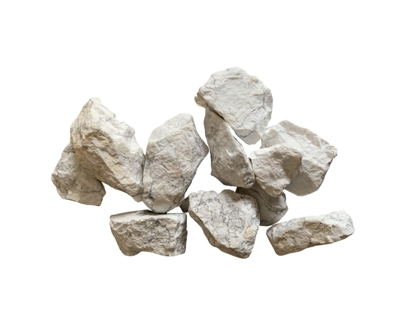 Shropshire Crystals Rough Howlite for Tumbling (3lb)