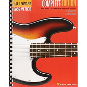 Hal leonard electric bass method – complete ed. – contains books 1,2, and 3 –