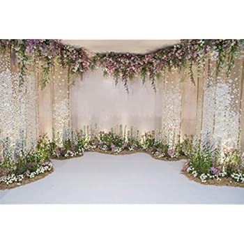 Amazon com White 3D Rose Floral Photo Backdrops Bridal 