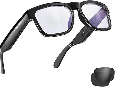 OhO Open Ear Smart Glasses, UV400 Z87.1 Lightweight Audio Bluetooth Glasses