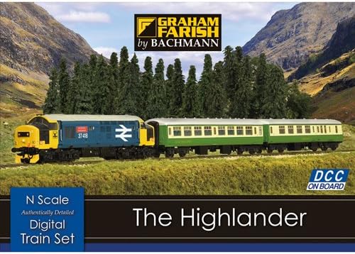 Graham Farish 370-048 The Highlander Digital Train Set (DCC-Fitted)