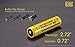 Nitecore 3500mAh 18650 High Capacity Protected Rechargeable Batteries and Lumen Tactical Battery Case (2-Pack)