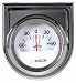 Bosch SP0F000058 2" Style Line Ammeter Gauge (White Dial Face, Chrome Bezel)