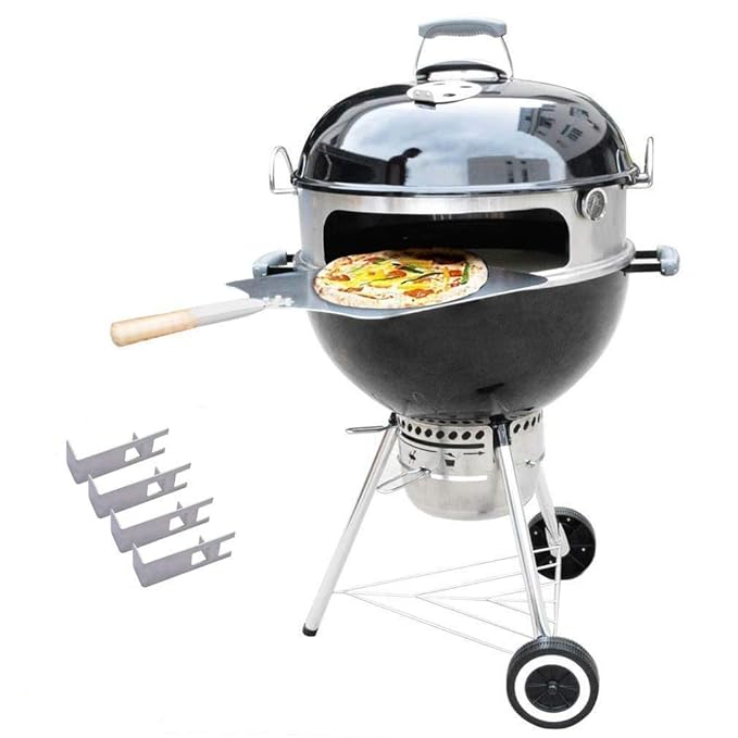 Onlyfire BRK6023 Pizza Oven Conversion Kit for 57 CM/ 22.5" Kettle Grills and Smoker, stainless