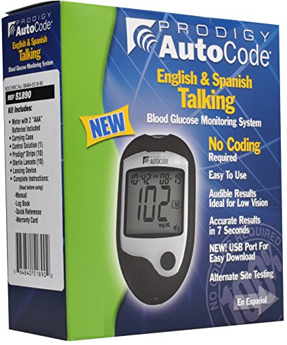 Prodigy Autocode Talking Glucose Monitoring