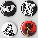 FALL OUT BOY BUTTON SET 4 PACK (1