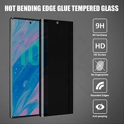 Galaxy Note 10 Plus Privacy Screen Protector, THRIKGOLD 2Way Anti Spy