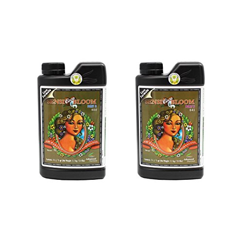 Advanced Nutrients 8560-14AB pH Perfect Sensi Bloom Coco Part A+B, 1 Liter, Brown/A