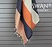 Swan Comfort Turkish Towel Peshtemal Bathrobe for Hamam Spa Pool Massage Sauna Beach Yacht Gym Fitness Kitchen Yoga Baby Towel Picnic Blanket 100% Cotton Table Throw Sarong Kikoy Fouta
