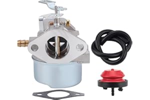 HIPA 640052 Carburetor + Primer Bulb Fuel Filter for Tecumseh HMSK80 HMSK85 HMSK90 HMSK100 HMSK105 HMSK110 LH318SA LH358SA Sn
