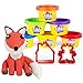 KIDDY DOUGH On The Go – Starter Set with Modeling Tools – Includes 6 Colors of Dough, 7 Cutters, 1 Knife, 1 Rolling Pin & Travel Carrying Case for Endless Design Possibilities – Ages 6+