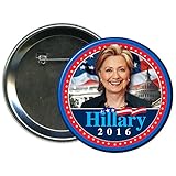 Hillary Clinton-03 Round 2016 Campaign Button