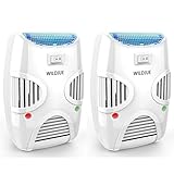 WILDJUE Ultrasonic Pest Repeller Pest Control [2-Pack] Spider repellent, Electronic Plug In Pest Repeller- Spiders,Roaches,Other Insects,Repels Mice, Non-toxic Environment-friendly, Humans & Pets Safe