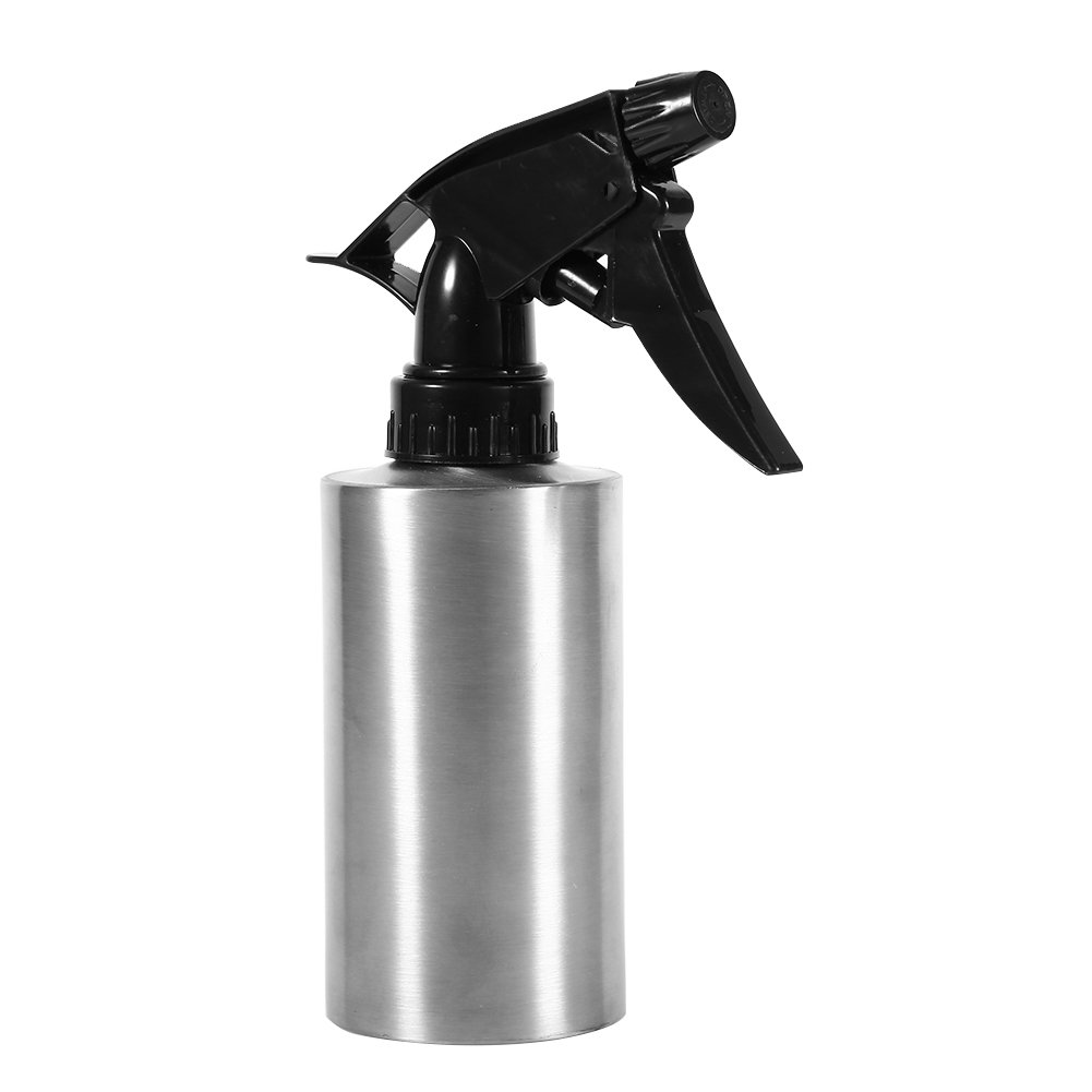 TOPINCN Water Spray Bottle Hand Press Stainless Steel Watering Bottle Multi-Functional Lightweight Pump Pressure Watering Pot Flower Water Cans (250Ml)