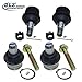 DLZ 4 Pcs Front Suspension Kit-Upper Lower Front Ball Joint Compatible with Explorer RWD 1991-1994, Ranger RWD 1989-1997, B2300 B4000 RWD 1994-1997, B3000 RWD 1994-1996