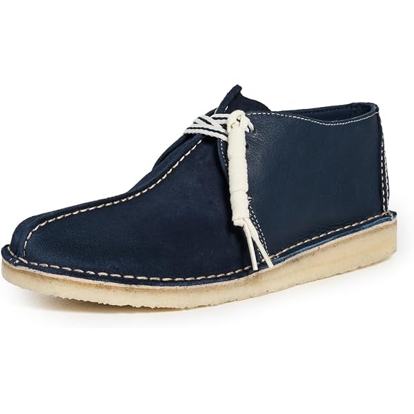 Amazon.com | Clarks Desert Trek Blue Nubuck 9 D (M) | Chukka