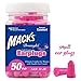 Mack's Dreamgirl Soft Foam Earplugs, 50 Pair, Pink - Small Ear Plugs for Sleeping, Snoring, Studying, Loud Events, Traveling & Concerts primary
