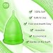 Blossom Menstrual Cup, Say No to Tampons | Get Blossom Cups for Menstrual Days| Period Cup, Reusable Menstrual Cup, Silicone Cup (Small Menstrual Cup, Green)