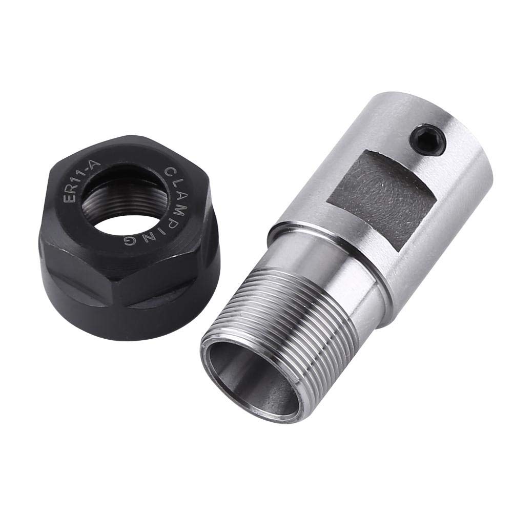 Collet Chuck TOPINCN Er11 Motor Shaft Spindle Extension Rod Inner Tool Holder 8Mm for CNC Milling