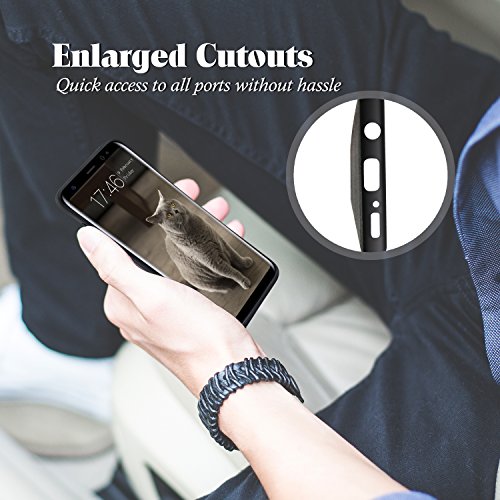 image for Galaxy S9 Plus Case Cover - BELK Vintage Leather Trim Tough PC Back & 