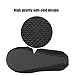 Hestya Upgraded Water Skin Shoes Aerobics Shoes Sole Barefoot Shoes Aqua Socks for Beach Swim Surf Yoga Exercise (L, 1 Pair, Black)