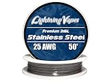 LV Stainless Steel 316L Wire 25 AWG - 50'