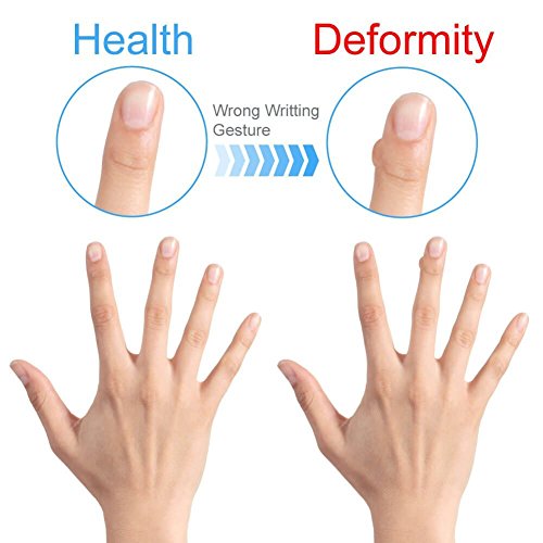 Pencil Writing Grips Tools Pen Silicone Grip Holder Training Kit Soft Handwriting Aid Posture Correction Utensils for Kids with Comfortable Ergonomic Writing Assorted Colors (20 PCS)