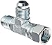Eaton Aeroquip 203102-6-6S Swivel Nut Run Tee, JIC 37 Degree End Types, Carbon Steel, 3/8 JIC(f) x 3/8 JIC(m) End Size, 3/8