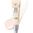 IT Cosmetics CC+ Nude Glow Lightweight Foundation + Glow Serum with SPF 40 - With Niacinamide, Hyaluronic Acid & Green Tea Ex