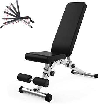 Hjhy Reglables Haltere Banc Developpe Couche Pour Muscler Le Dos Abdominaux Banc De Musculation Reglable Inclinable Pour Exercices De Fitness A Domicile Noir Amazon Fr Cuisine Maison