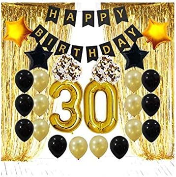 30th Birthday Decorations Gifts 30 Birthday Party Supplies Happy