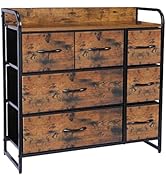 Kamiler 7 Drawer Dresser,3-Tier Storage Organizer,Chest of Drawers for Bedroom,Hallway, Entryway,...