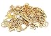 Yansanido 100 Gram (approx 40-60pcs) Assorted DIY Antique Charms Pendant Mixed Charms Pendants (Gold)