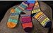 Women's 3 Pairs Vintage Thick Cotton Crew Socks Colorful Warm Casual Winter Mid-calf Sock