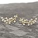 14k Gold Braided Huggie Hoop Earrings for Women | Gold Chunky Hoops | Gold Huggie Earrings for Women | 14 karat Gold Hoop Earrings | Chunky Gold Hoop Earrings | Chunky Gold Hoops Earrings for Women