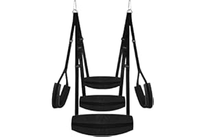 Sex Swing for Couples, BDSM Sex Toys Sex Swings with Wild Seat Adjustable Sex Straps Wild Cushion Thick Fluff for Adult Sex R