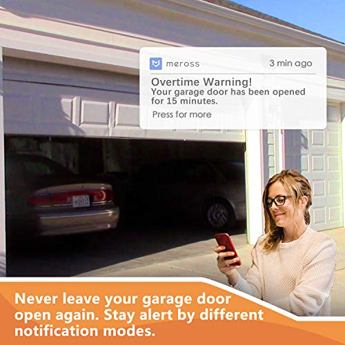 Refoss Smart Wi-Fi Garage Door Opener, APP Control, Compatible with