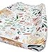 Baby Girl Crib Bedding Floral Changing Pad Cover (Secret Garden)