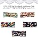 LPVLUX 5 Pcs Headbands for Women Girls Wide Boho Knotted Yoga Head Wrap Hair Band