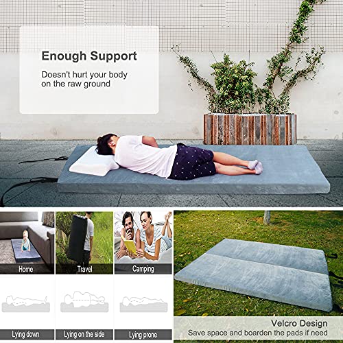 Portable Sleeping Pad Memory Foam Camping Mattress for Camping Sleeping Pad,Guest Bed