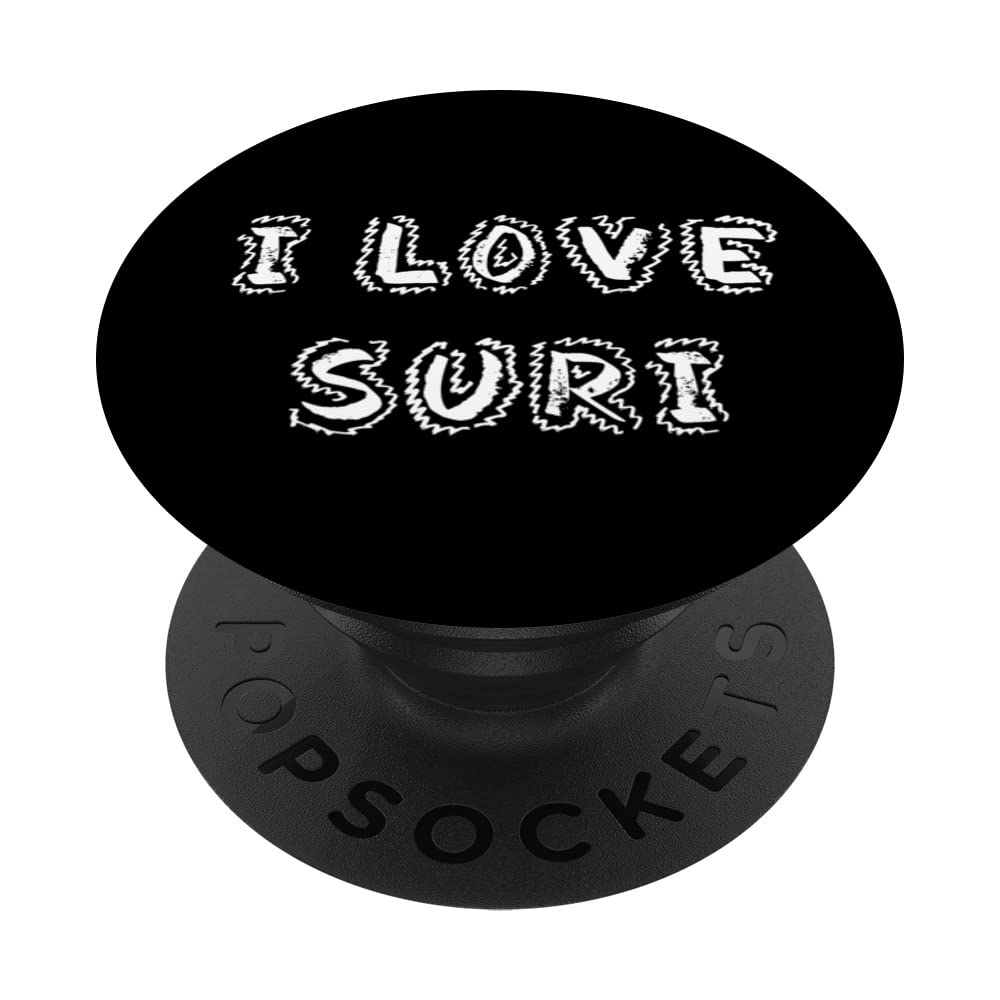 I Love Suri puppy dog PopSockets Swappable PopGrip