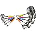 10 Pieces Stainless Steel Measuring Cups and Spoons Set with Silicone Handle Grip Perfect for Baking Accessories