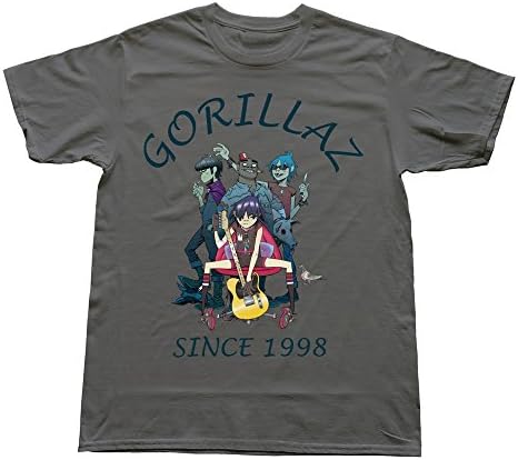 PNHK Men's Gorillaz Since 1998 Tee XX-Large DeepHeather