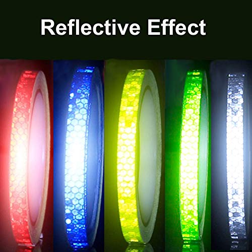EVEDMOT Reflective Tapes 5 Colors Safety Reflective Warning Stickers