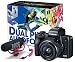 Canon EOS M50 Mirrorless Digital 4K Camera Video Creator Kit Bundle with EF-M 15-45mm Lens, Rode VIDEOMIC GO, 2X 32GB, Dual Battery, Backpack, Tripod, Paintshop Software and Accessories (12 Items)thumb 1