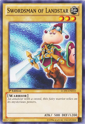 YU-GI-OH! - Swordsman of Landstar (LCJW-EN010) - Legendary Collection 4: Joey's World - 1st Edition - Common