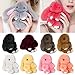 BAOBAO Bunny Fur Rex Rabbit Pompom Ball Doll Pendant Keychain Car Handbag Keyring