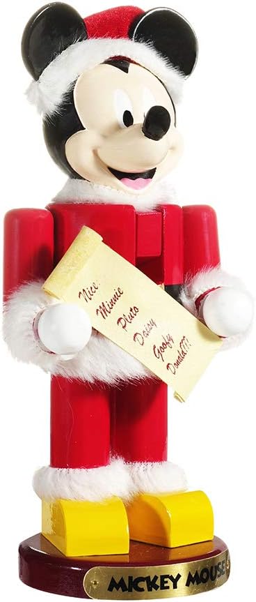 Nutcrackers - Kurt Adler 10-Inch Santa Mickey Mouse Nutcracker