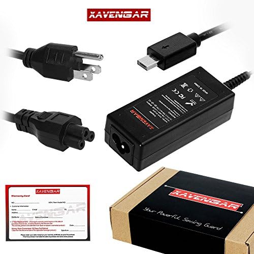 Xavengar 19V 1.75A 33W Asus Eeebook X205 X205t X205ta, VivoBook E200 E200H E200HA Transformer Book Flip T100Ha TP200S TP200SA Laptop Charger Power Cord Replacement for compatible models