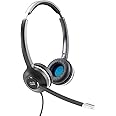 CISCO Headset 532, Wired Dual On-Ear Quick Disconnect Headset with RJ-9 Cable, Charcoal, 2-Year Limited Liability Warranty (CP-HS-W-532-RJ=)